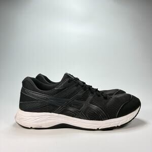 ASICS Gel Contend 6 Extra Wide Black Running Shoes 1011A666 Men's Size 12.5